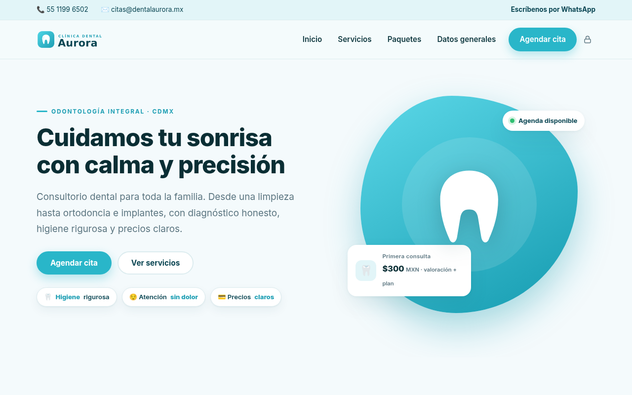Vista previa: Clínica dental